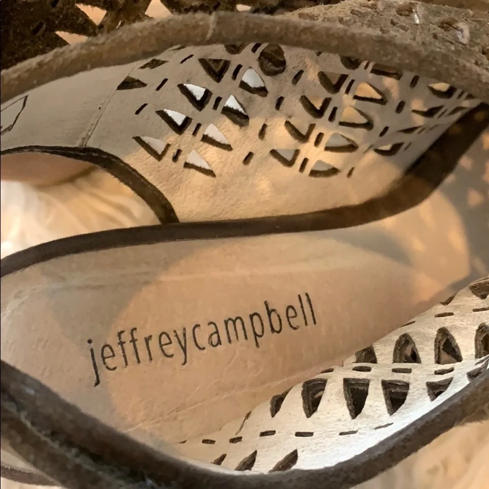 Jeffrey Campbell Quebec cutout wedge sandal